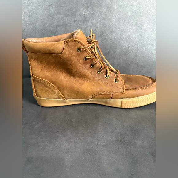 Polo by Ralph Lauren Tan Leather Men\'s Boots main image 8